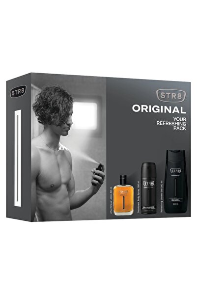 str8 Set Cadou Original Barbati, Lotiune dupa Ras 50 ml, Deodorant Spray 150 ...