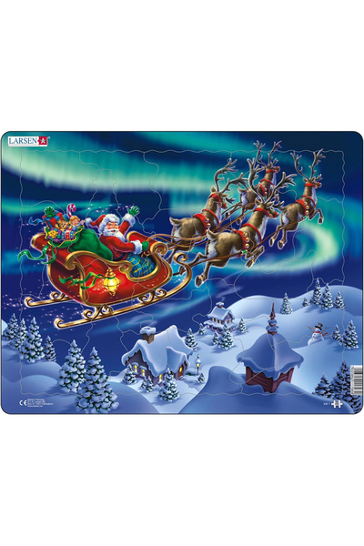 Larsen Fun puzzle with Santa Claus made of 26 large pieces