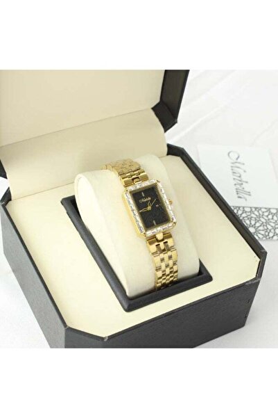 marblino Women's Steel Watch with Zircon Stones