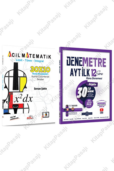 Orijinal Yayınları Orijinal AYT 30'lu Denemetre İlk 12 Soru ve Acil Yayınları...