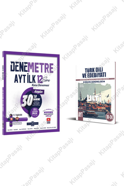Orijinal Yayınları Orijinal AYT 30'lu Denemetre İlk 12 Soru ve Ulti Yayınları...