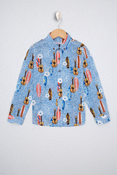 U.S. Polo Assn. Boy's Saks Long Sleeve Shirt 50232942-Vr045