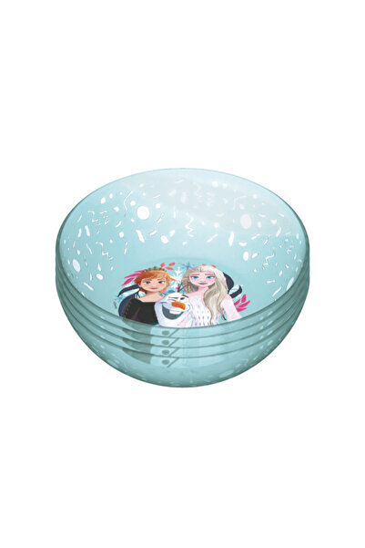 Stor 4-Piece Joy Round Shaped Polypropylene Frozen Printed Bowl Set