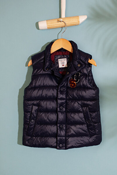 U.S. Polo Assn. سترة للأولاد باللون الأزرق الداكن 50207021-VR033