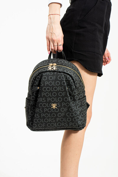 Polo Of Colors 4030 Emp Black Stylish Backpack (28×30 cm)