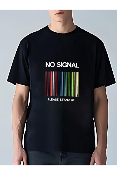 MIXSNOW Men Printed Cotton T-Shirt - Barcode shows no signal message