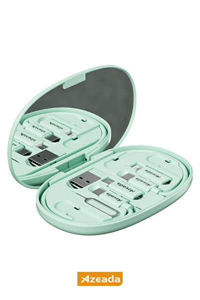 Jopus Telefon Standlı Aynalı 6’sı1 Arada 60W Şarj ve Veri Kablo Seti – Seyaha...