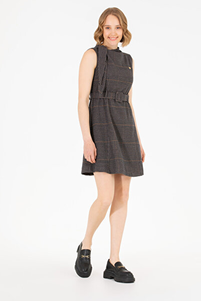 U.S. Polo Assn. Women's Coconut Woven Dress 50255041-Vr153