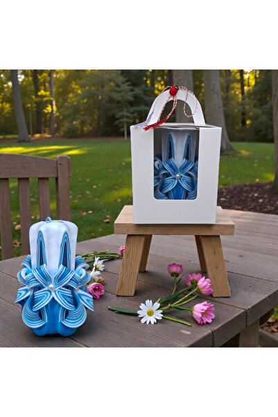 LumanariRegale Lumanare sculptată mărțișor