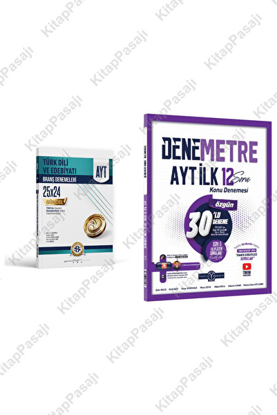 Bilgi Sarmal Yayınları Orijinal AYT 30'lu Denemetre İlk 12 Soru ve Bilgi Sarm...