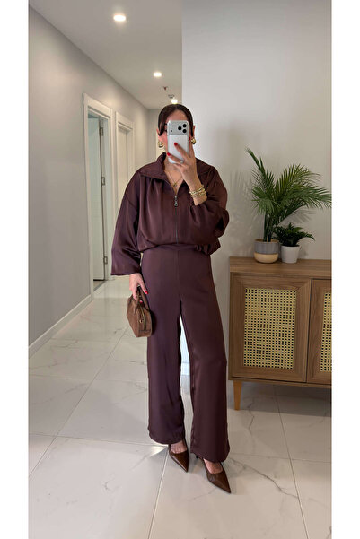 BİRCANÇİL Set din satin maro Vurda