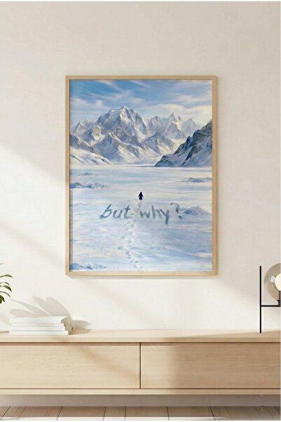 huhuli Pinguin, dar de ce? Tablou înrămat cu lemn