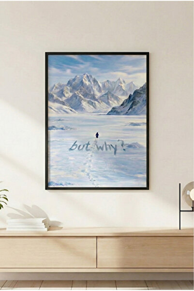 huhuli Pinguin, dar de ce? Tablou înrămat cu lemn