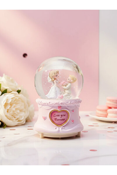 Tohana Maxi Boy Büyük Aşk Işıklı Püskürtmeli Müzikli Kar Küresi