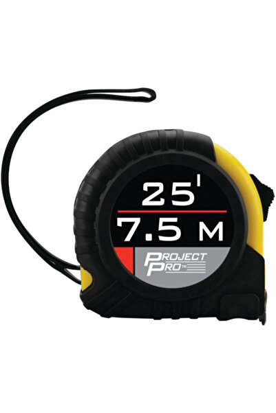 Project Pro شريط قياس بمقبض مبطن 1 بوصة