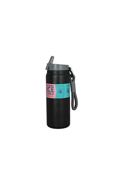 Null Epic Double Wall Vacuum Insulated Water Bottle Black and Grey 1200 ml