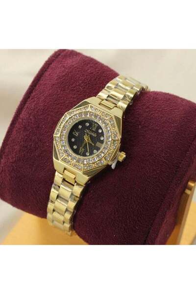 marblino Women's Wristwatch Steel with Zircon Stones