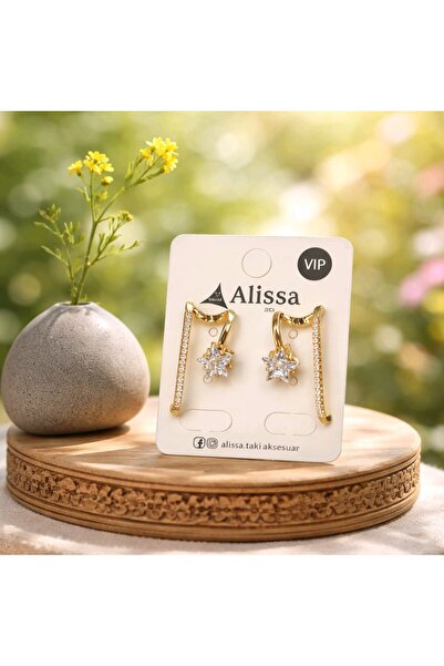 XUPING JEWELRY ALİSSA VİP XUPİNG KÜPE 14K GOLD KARARMAZ ALERJİ YAPMAZ