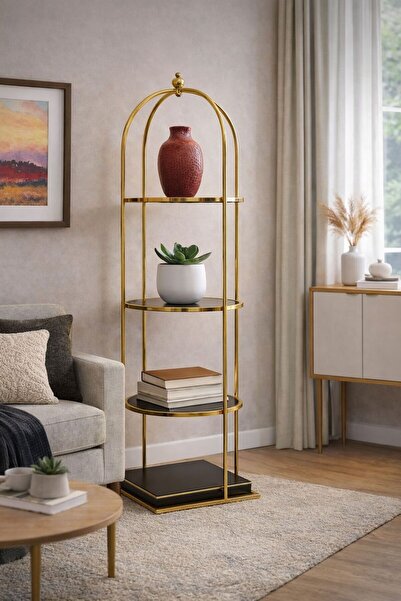 POLENTA Goldina 4 Bölmeli Kitaplık