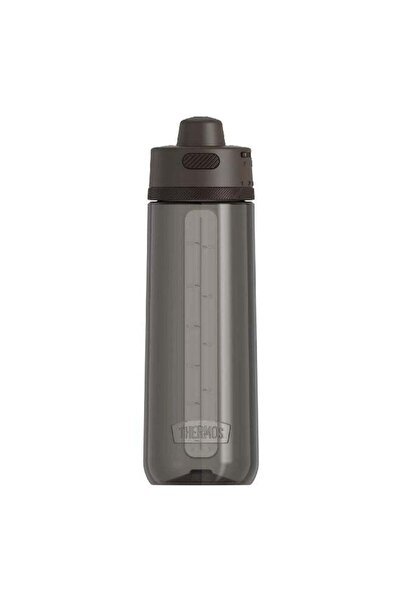 Thermos Dishwasher Safe Hard Plastic Water Bottle with Straw Black 24 oz