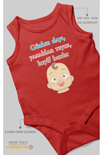 MorivoKids Eyes, Uncle, Cheeks, Aunt, My Joy, Printed Baby Bodysuit – Snap Fa...