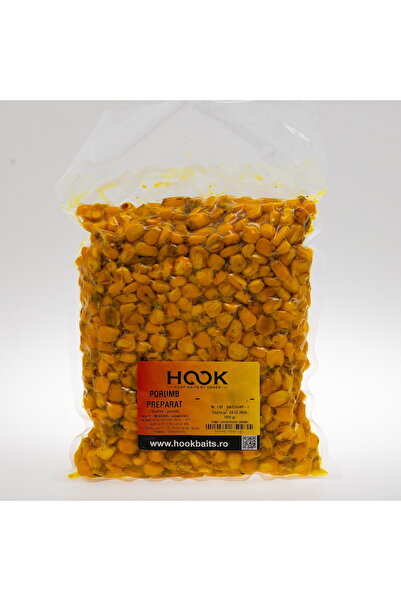 HOOK - Carp Baits By Genes Porumb preparat 1 kg – Calamar și căpșuni