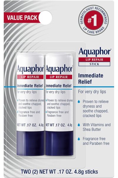 Aquaphor قلم ترطيب الشفاه - عبوة مزدوجة 0.34 أونصة