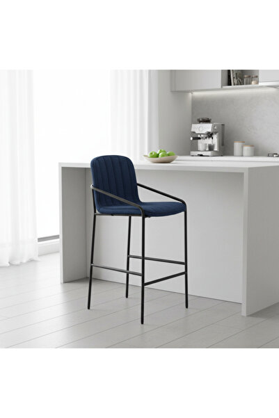 SADANHOME Deep Blue Bar Chair