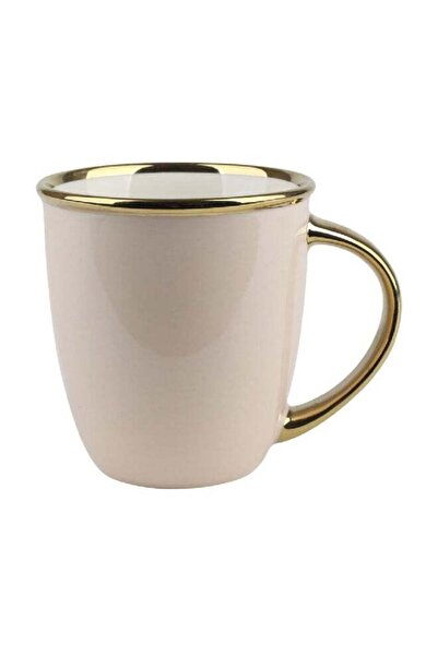 Kalring High-Quality and Durable Coffee Mug Pink and Gold 13 oz