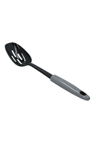 Chef Craft Nylon Slotted Spoon Grey and Black 12inch