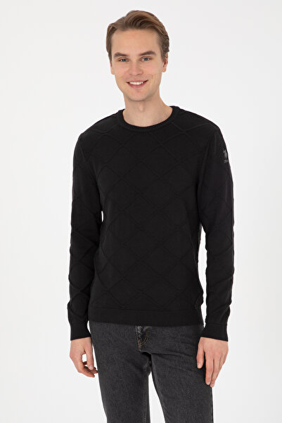U.S. Polo Assn. Men's Black Sweater 50307825-Vr046