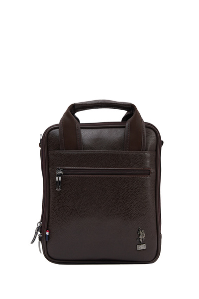 U.S. Polo Assn. Men's Brown Briefcase 50185476-Vr029