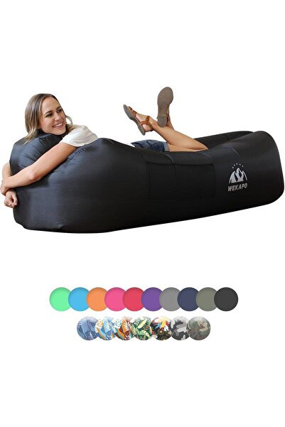 Arabest Inflatable Couch Air Lounger Chair - Camping & Beach Accessories, Por...