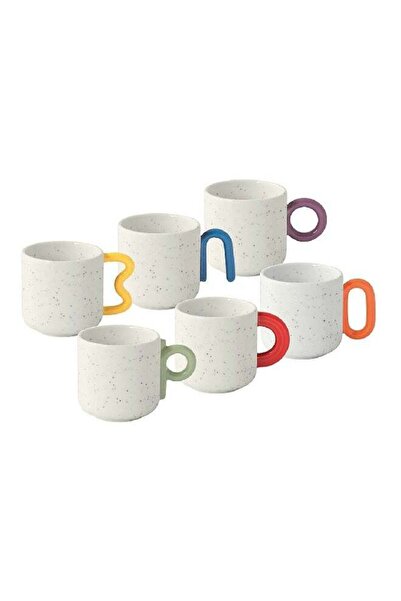 Generic Easy Life 6-Piece Microwave and Dishwasher Safe Porcelain Coffee Mug ...