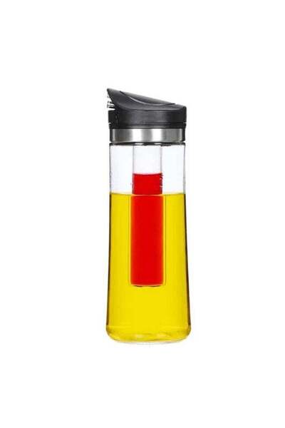 Generic Elemental Kitchen 2-in-1 Dripless Oil and Vinegar Bottle Clear and Bl...