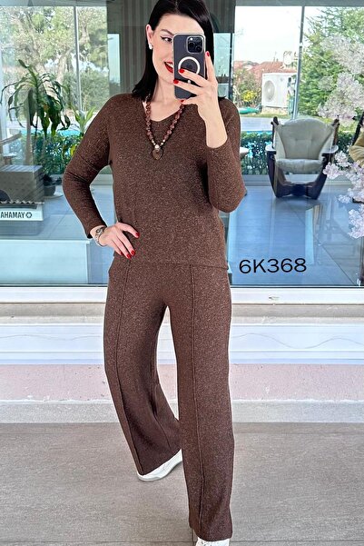 İnce Topuk V-Neck Soft Set 6K368