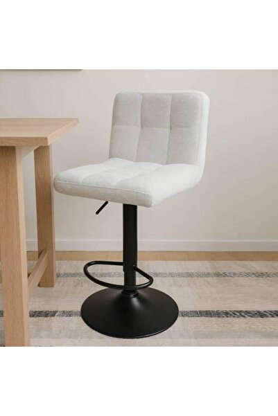 SADANHOME Light Beige Linen Bar Chair