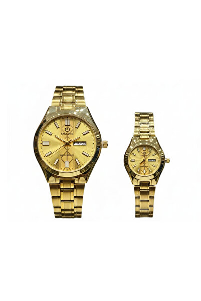 SMAKER couple watch, Matching watches for pairs, Men and women watch set, Lux...