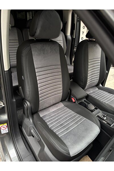 AKINCI غطاء مقعد السيارة متوافق مع طراز فولكس فاجن كادي 2021-2025