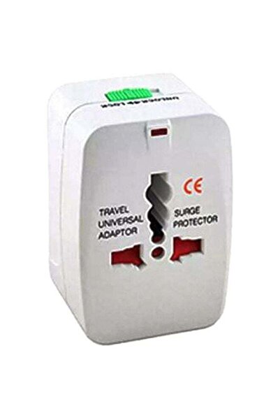 Generic Universal Travel Power Socket Adapter White