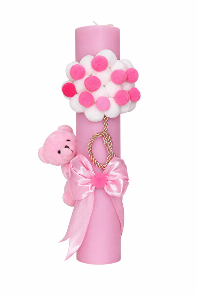 Dany Kids Fashion Baptism candle with teddy bear model 11