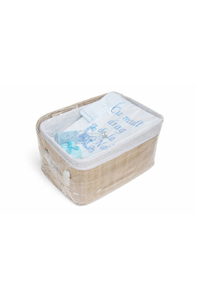 Dany Kids Fashion Baptismal kit in bamboo box - blue