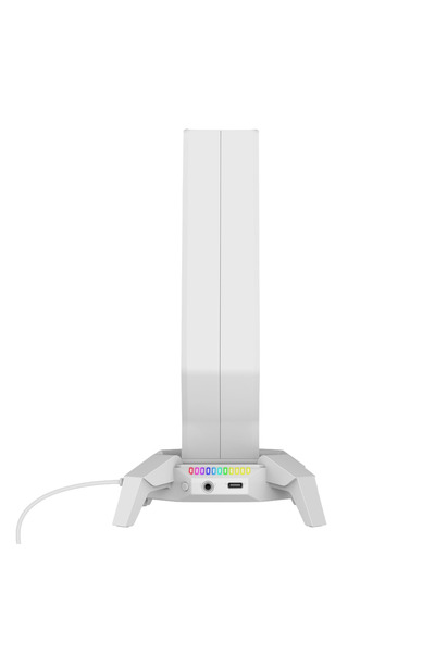 Rampage RM-H27 IGRIS Type-C RGB Beyaz Kulaklık Standı RM-H27 IGRIS BEYAZ