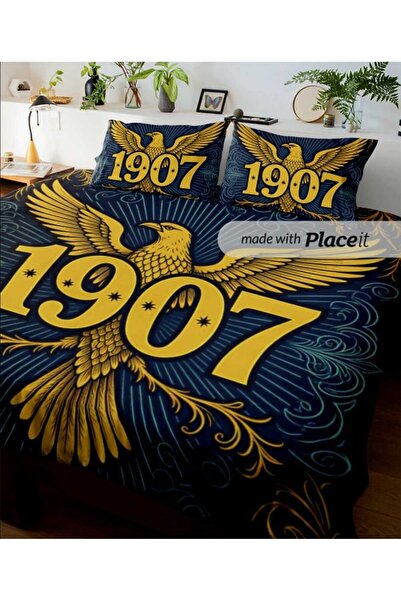 Elmas Dizayn 240X260 CM ÇİFT KİŞİLİK NEVRESİM TAKIMI PAMUK SATEN SARI LACİVER...