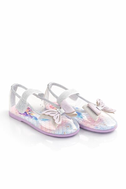 minibonito Прозрачни балетни пантофки с аксесоари с пеперуди за момичета