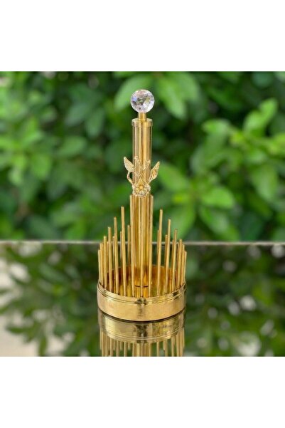 Elta Collection Luxury Paper Towel Holder with Crystal Detail |   Gold & Silv...