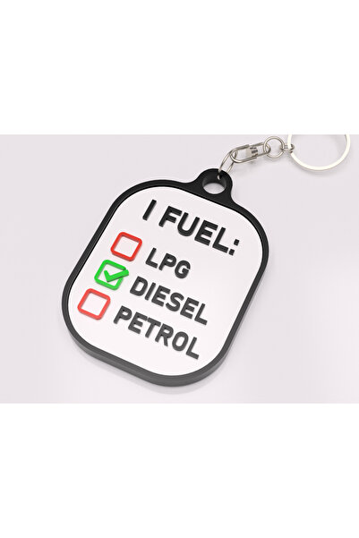 tiridigo I Fuel Fuel Themed Keychain – Diesel / Gasoline / Lpg