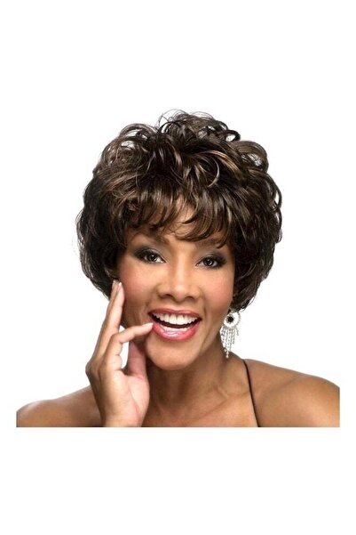 Generic شعر مستعار قصير بني