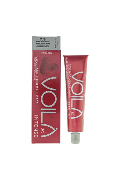 Intercosmo Intercosmo, Voila 3C Intense, Μόνιμη Βαφή Μαλλιών, 7.3 Μεσαίο Ξανθ...