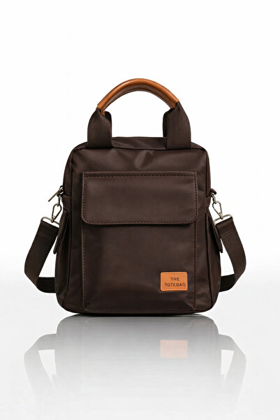 Av A Dos Brown Women's Backpack and Shoulder Bag Mother Baby Care Bag Daily B...